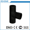 110mm Black HDPE Pipe Fitting for Water Supply Tee
